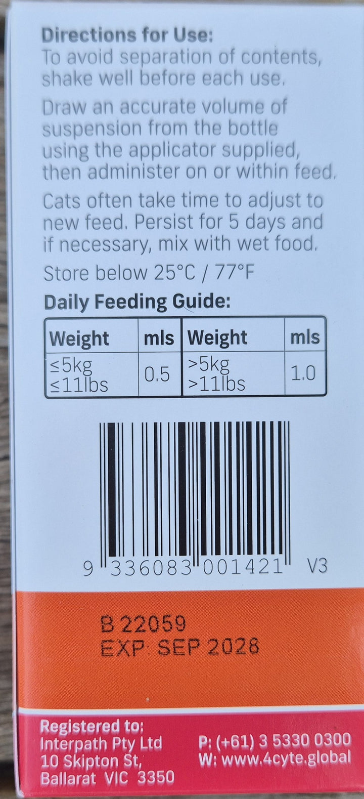 Epiitalis Forte Cat