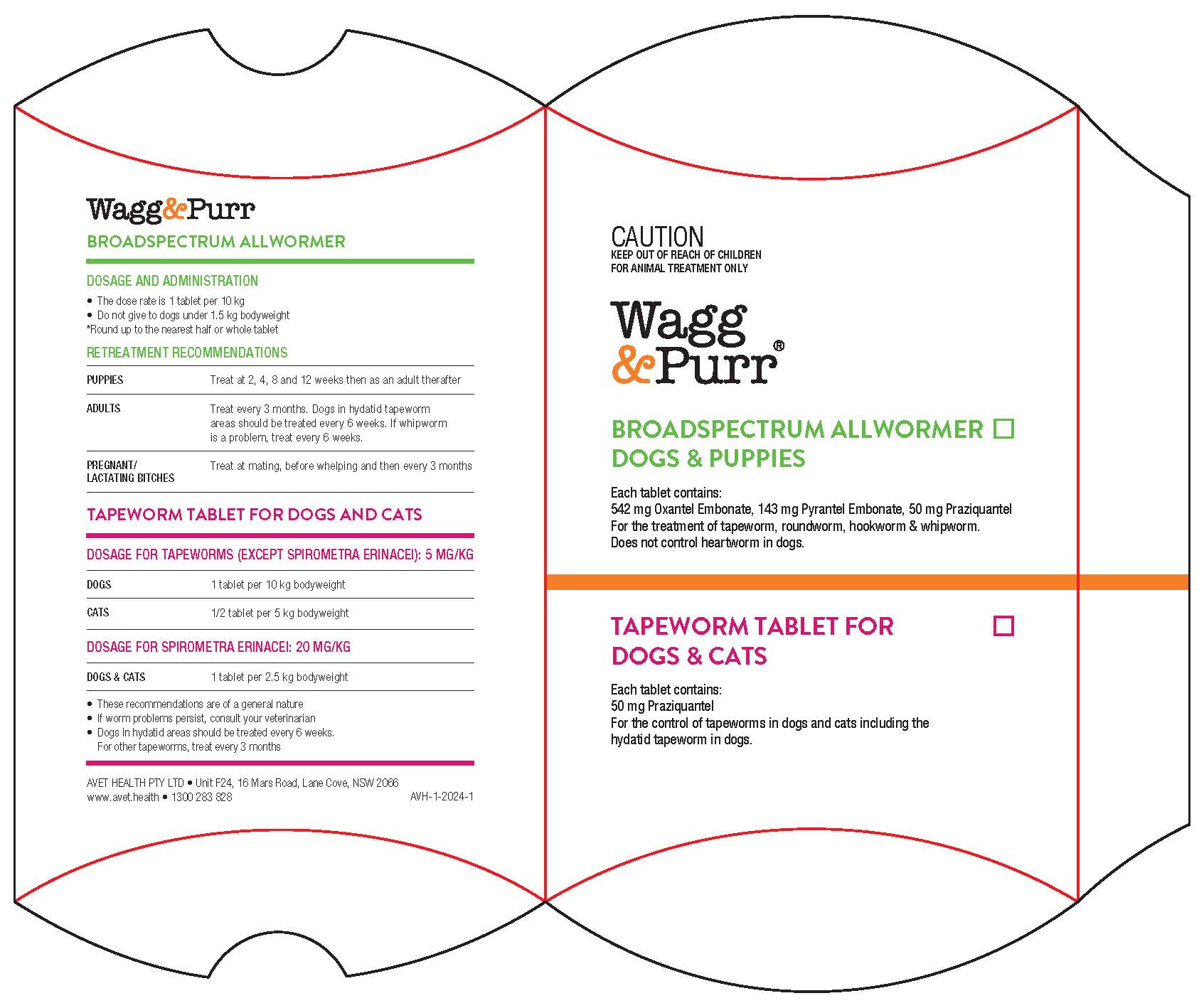 Wagg & Purr Tapeworm Tablet for Dogs & Cats – Wagg & Purr Club ...